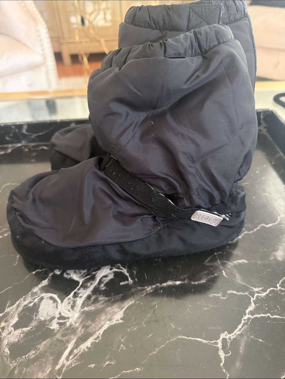 Bloch Kids Black Puffer Booties